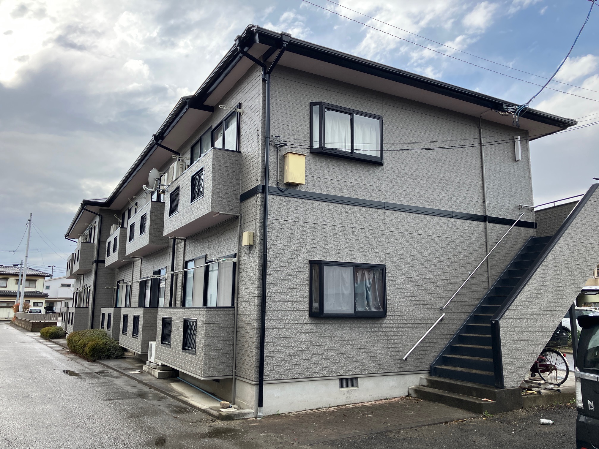 伊達市E様アパート全塗装工事