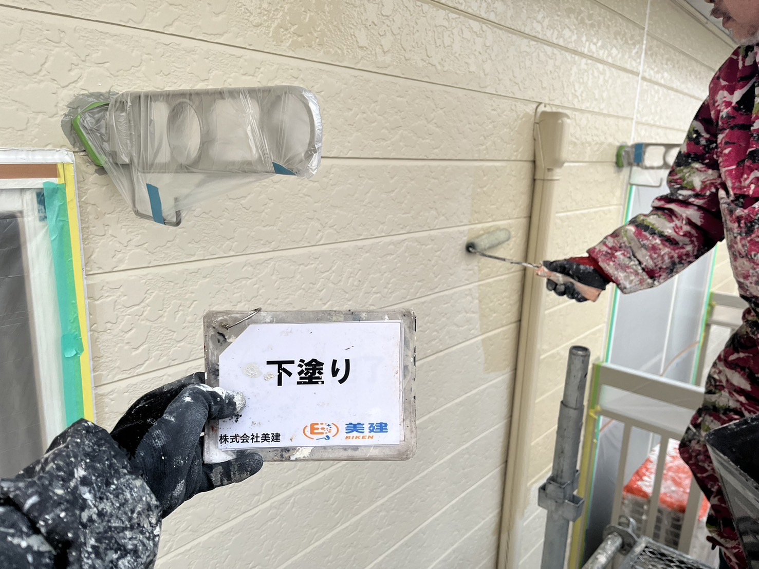 伊達市O様アパート塗装工事完了！ 05