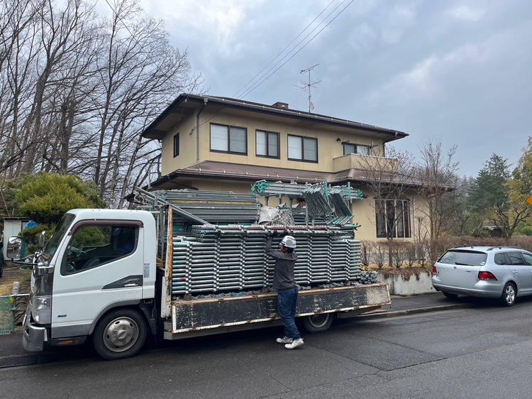 福島市Y様邸塗装工事を開始しました！ 02