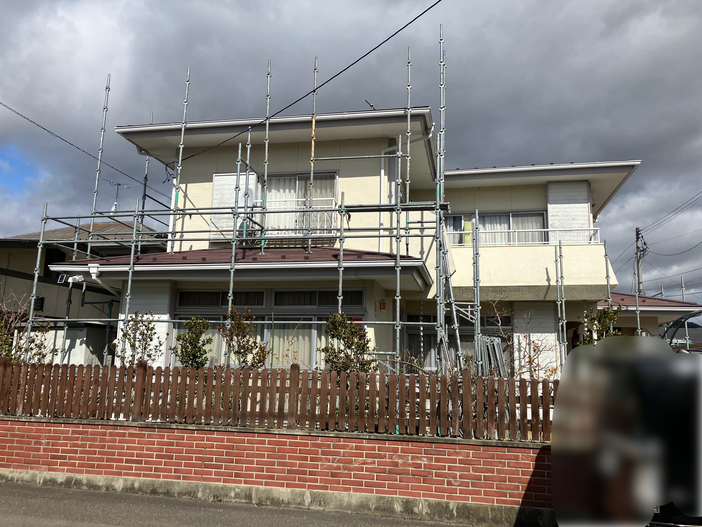 福島市M様邸 外壁・屋根塗装工事を開始しました｜福島市の外壁塗装・屋根塗装 02