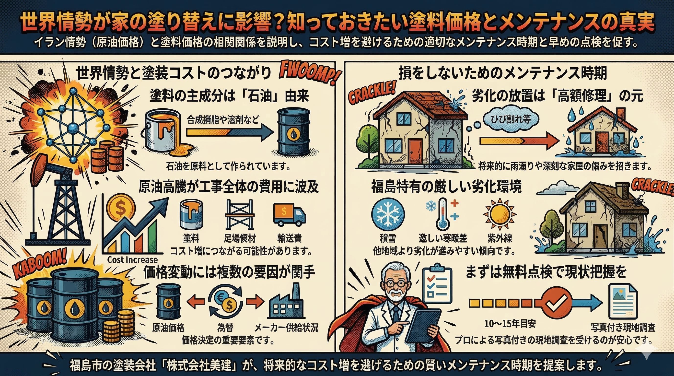 イラン情勢で塗料の価格は上がる？外壁塗装・屋根塗装への影響を解説🌍【福島市・伊達市】 02