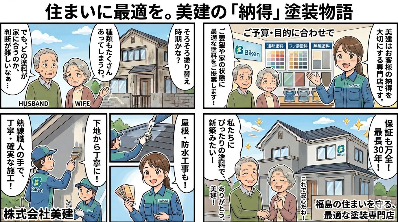 株式会社美建について｜塗装・リフォームならお任せください！！🏠【福島市・伊達市】 02