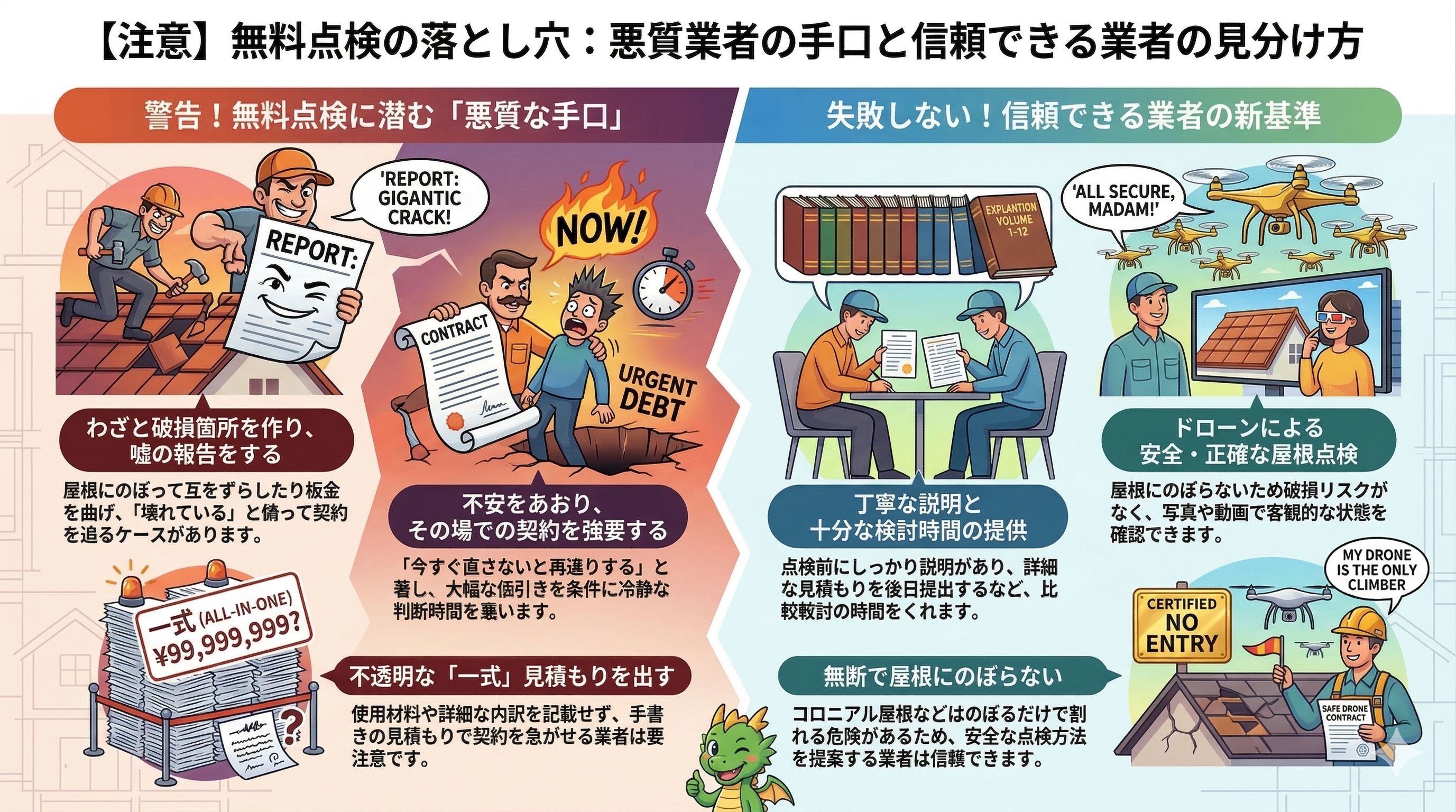 🚨【要注意】無料点検の裏側を暴露します|外壁塗装の注意点|福島市・伊達市 02