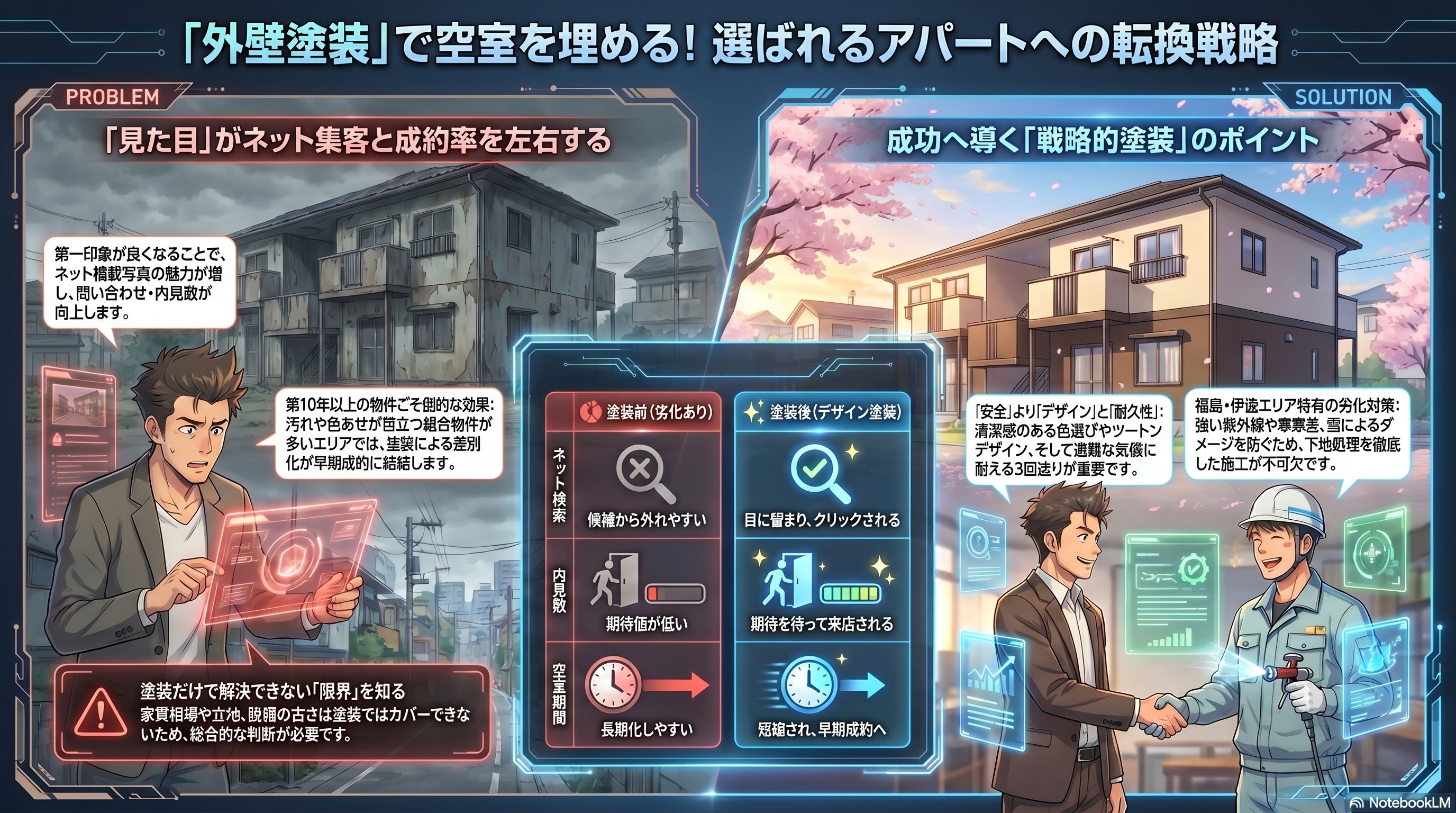 【空室対策】外壁塗装で入居率は本当に上がるのか？プロが解説｜福島市・伊達市 株式会社美建🏠✨ 02