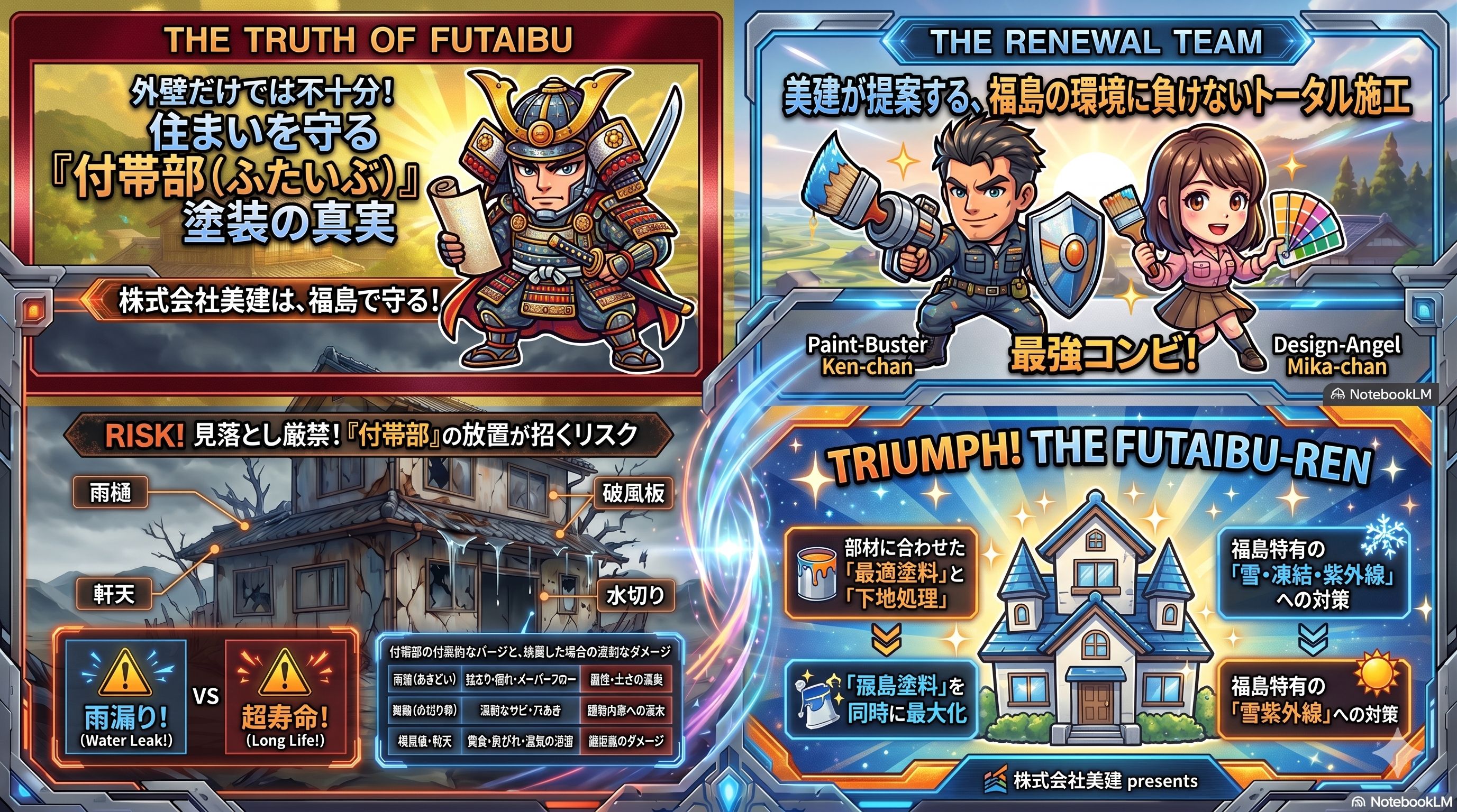 【外壁塗装】見落とし厳禁！外壁塗装で「付帯部」を疎かにしてはいけない理由｜福島市・伊達市 株式会社美建🏠🎨 02