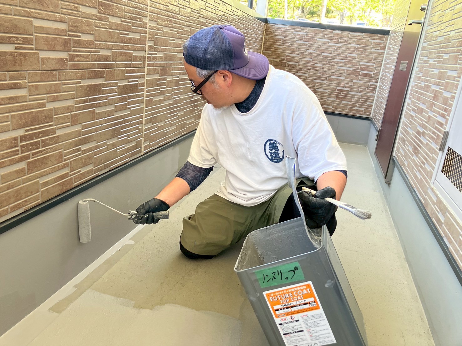 アパート床塗装工事が完了しました|福島市・伊達市 株式会社美建🏠🎨 06