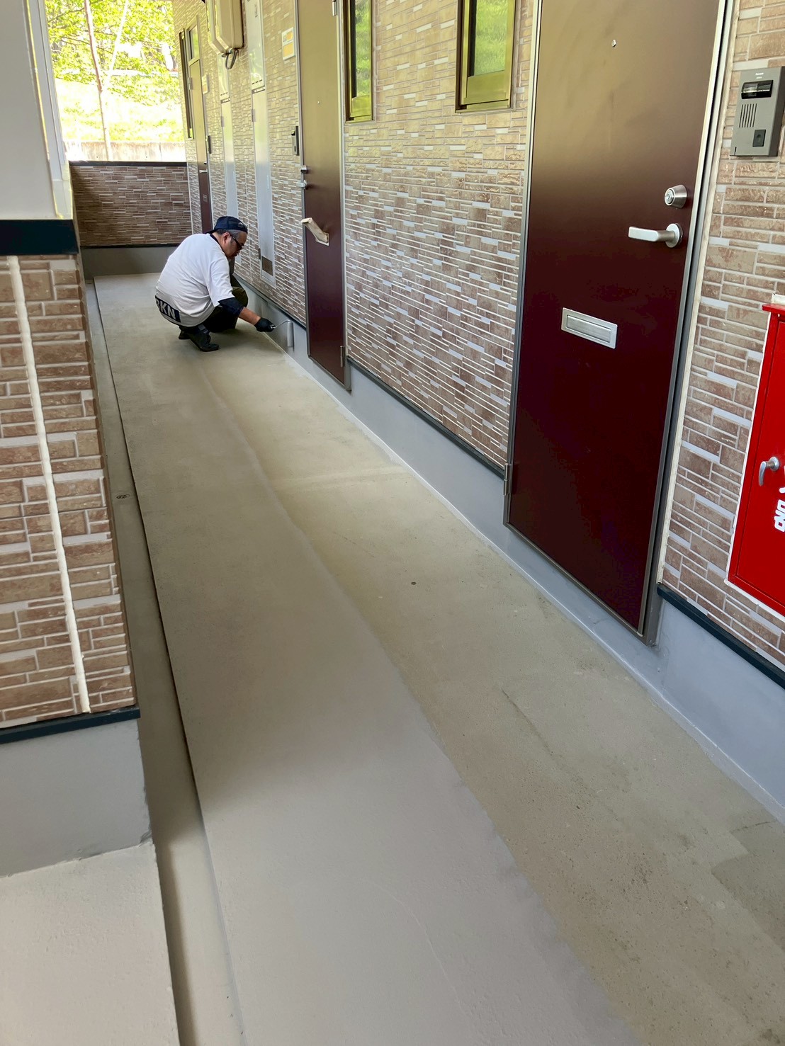 アパート床塗装工事が完了しました|福島市・伊達市 株式会社美建🏠🎨 07