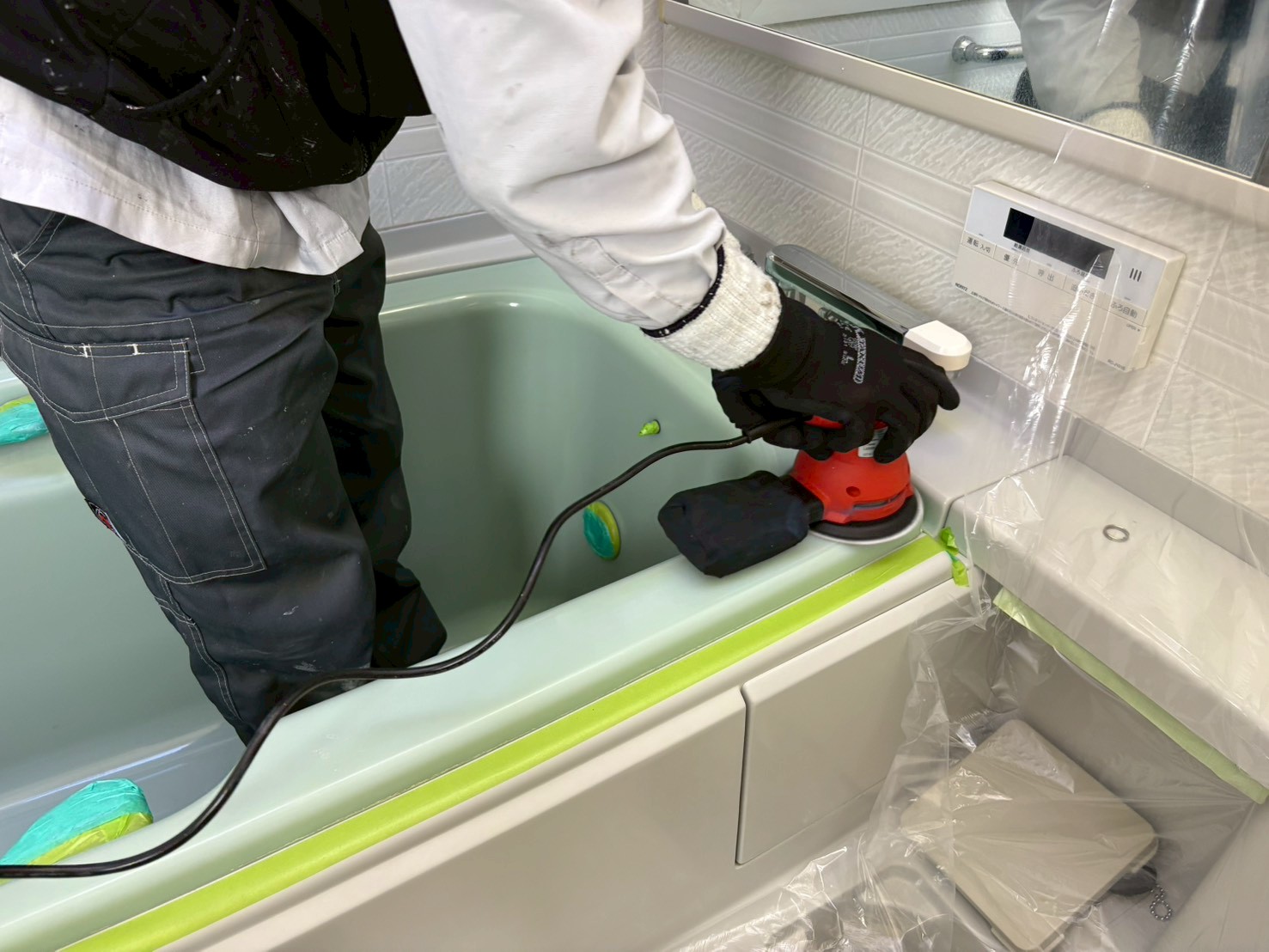南相馬市 M様邸|浴槽塗装工事が完了しました✨ 03