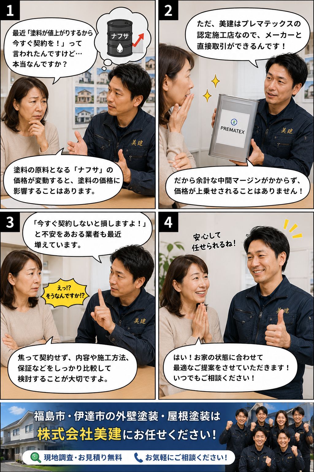 ナフサと塗料の関係とは?塗料価格や業界の現状について【福島市・伊達市の外壁塗装】株式会社美建🏠🎨 02