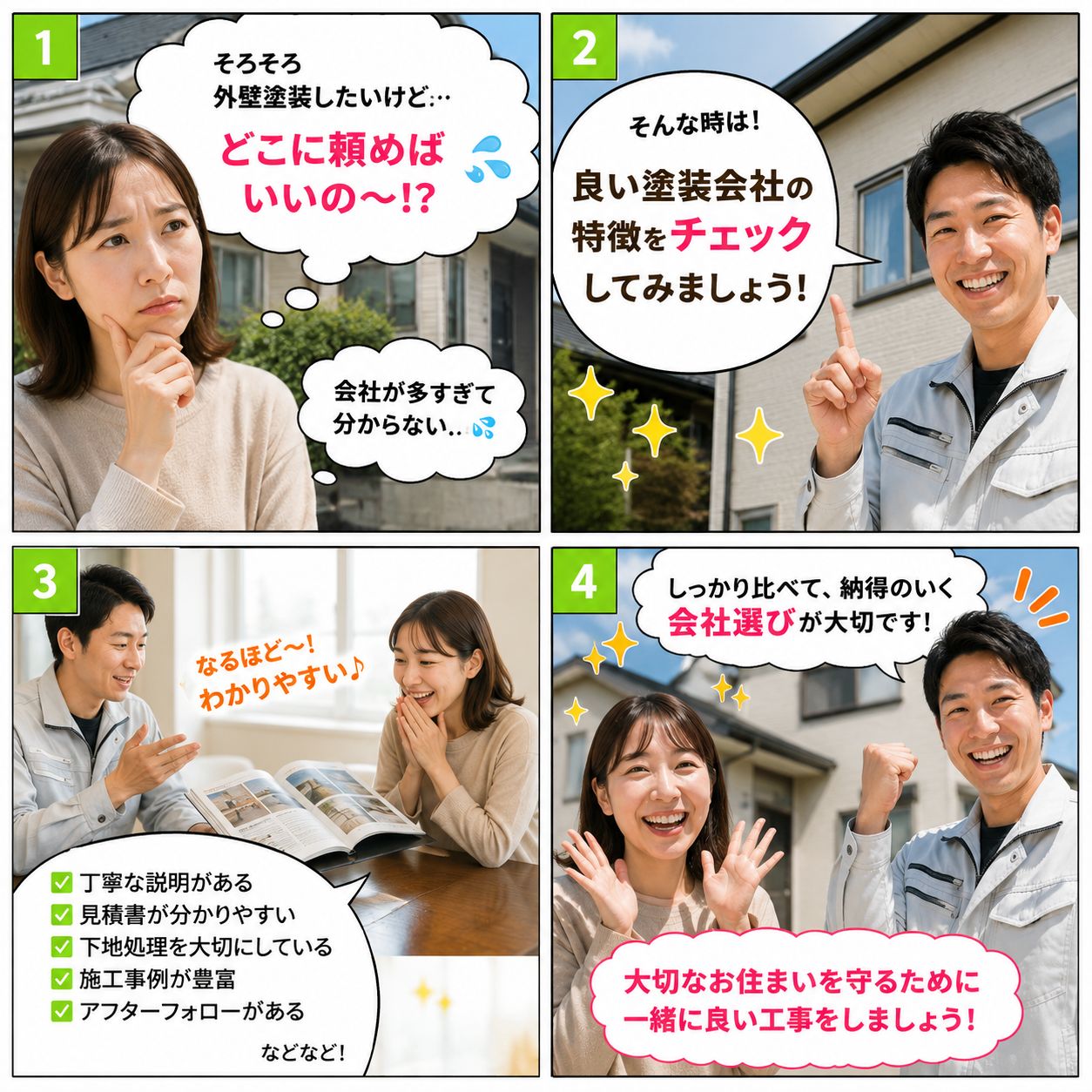 良い塗装会社の特徴とは？実は“ここ”を見ると分かります🏠🎨｜【福島市・伊達市の外壁塗装】株式会社美建 02