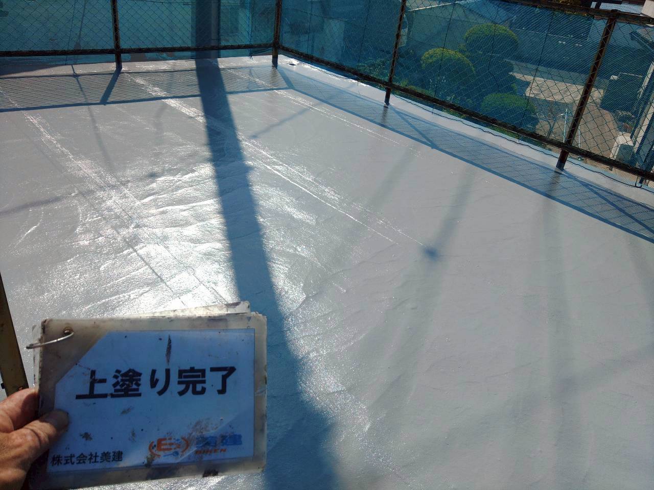 A様邸 物置屋上補修・防水工事が完了しました😊|下地補修・4回塗り施工【福島市】 10