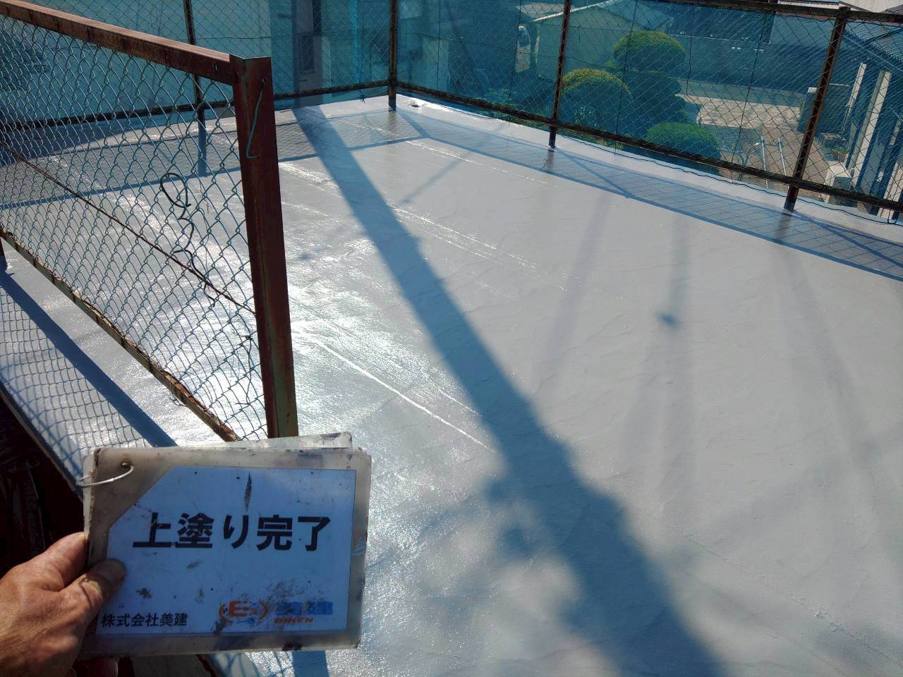 A様邸 物置屋上補修・防水工事が完了しました😊｜下地補修・4回塗り施工【福島市】