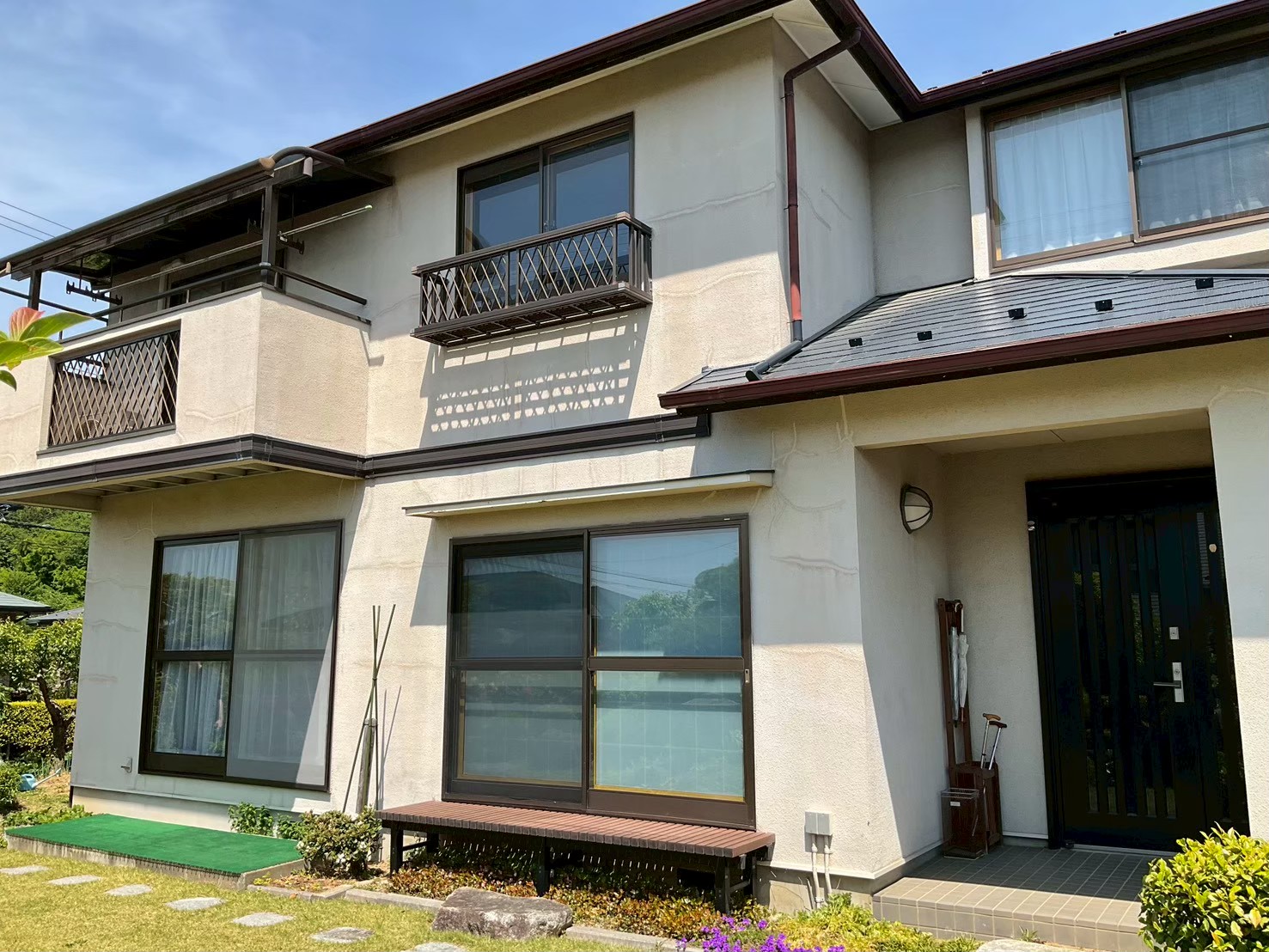 🏠✨福島市S様邸 外壁塗装工事を開始しました!【福島市|株式会社美建】 02