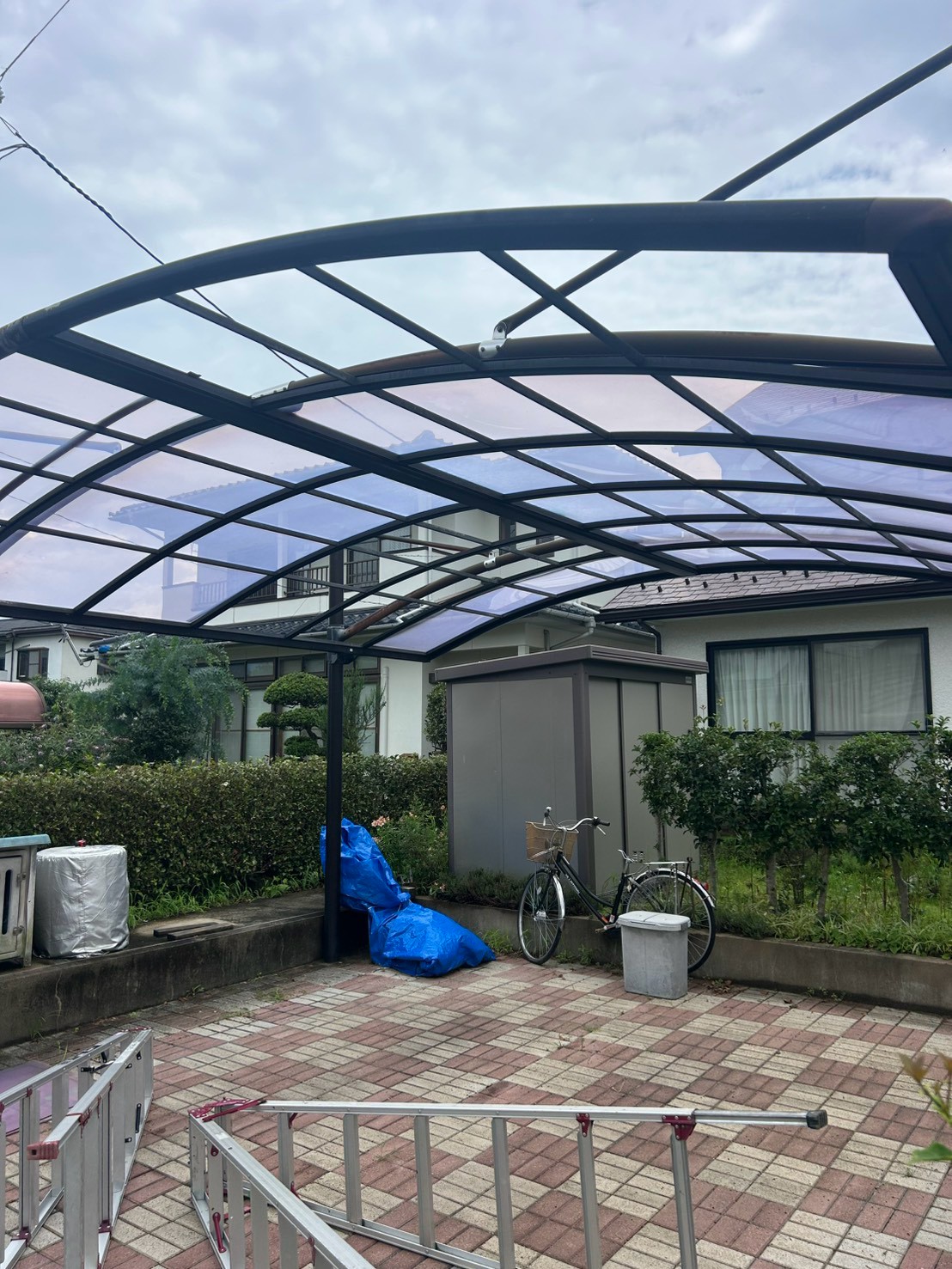 🏠強風でカーポートのポリカが破損！【福島市S様邸】火災保険を活用してポリカ交換工事を行いました【福島市・伊達市・伊達郡・二本松市｜株式会社美建】 05