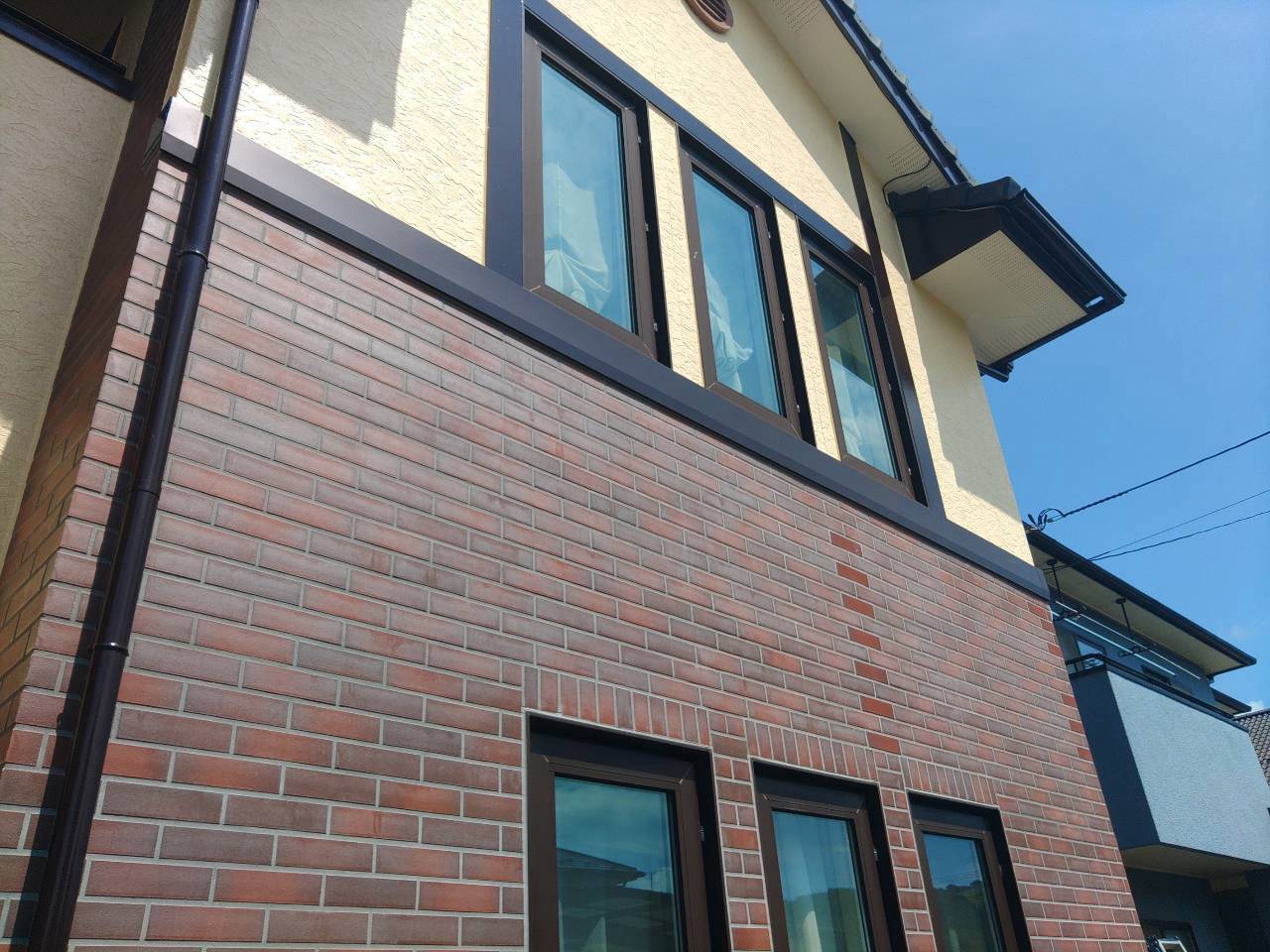 🏠【福島市I様邸】1年点検で帯のクラックを確認｜帯板金工事が完了しました✨【株式会社美建】 09