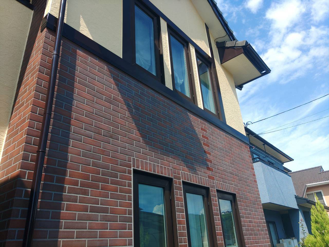🏠【福島市I様邸】1年点検で帯のクラックを確認｜帯板金工事が完了しました✨【株式会社美建】