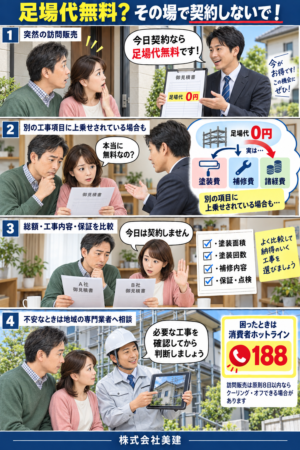 ⚠️「今契約すれば足場代無料」は本当？訪問販売の注意点を解説【福島市・伊達市・伊達郡・二本松市】 02