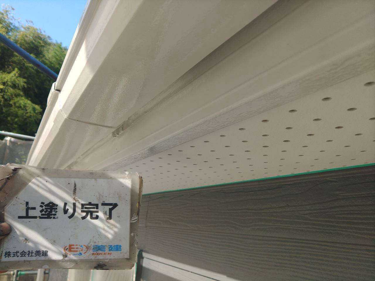 🏠【福島市S様邸】外壁塗装工事が完了!グレー×ホワイトでおしゃれな外観に大変身✨【福島市・伊達市・伊達郡・二本松市】 08